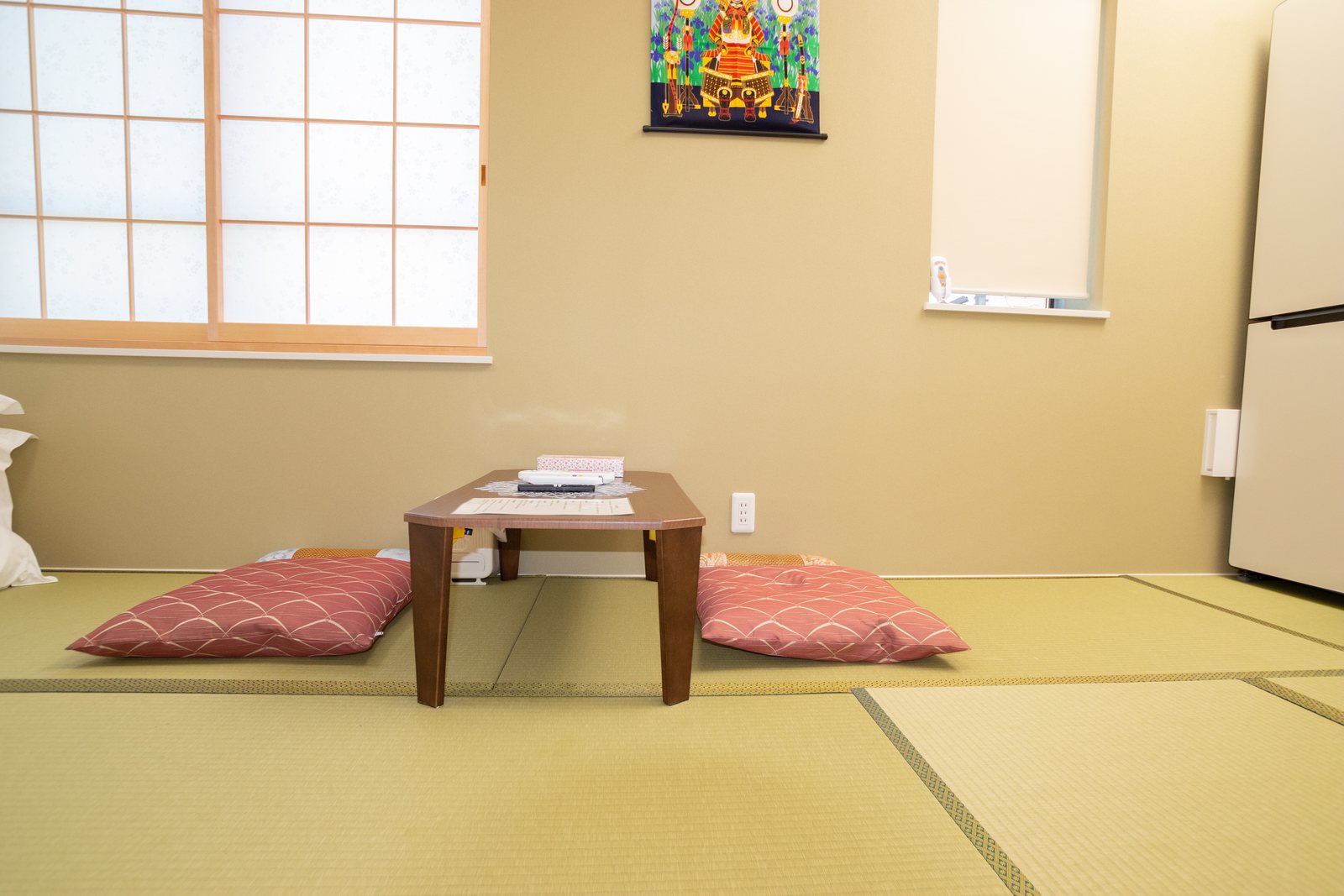 Room 401 tatami seating area with low table